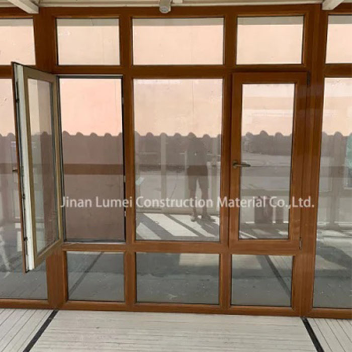 Insulated Glass Unit Double Layer Fixed Window UPVC Sash Windows