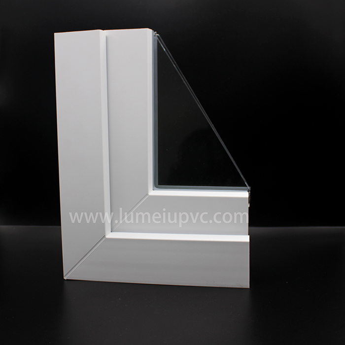 Lumei UPVC/PVC White Color Extrusion Super Quality Windows And Casement Series Profiles