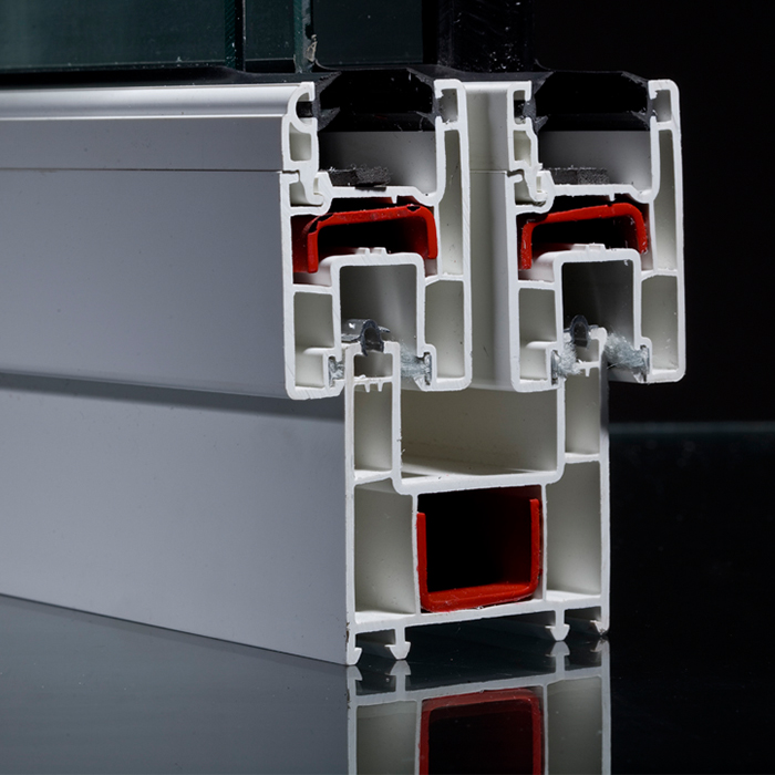 Reinforced steel and galvanized steel lining for doors and windows