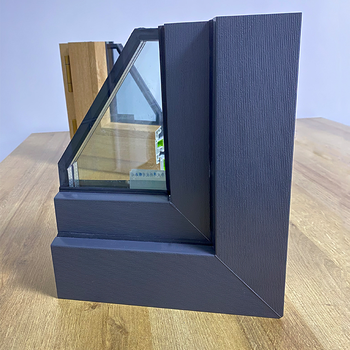 70mm Casement Window with Inside-shutter Double Glazing
