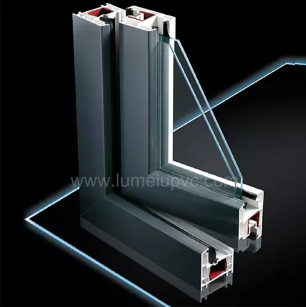 CE Casement UPVC Profiles without Lead for Windows and Doors