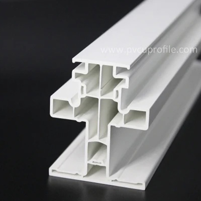CE Certificated Double Glazing Sliding PVC Window Frame Material