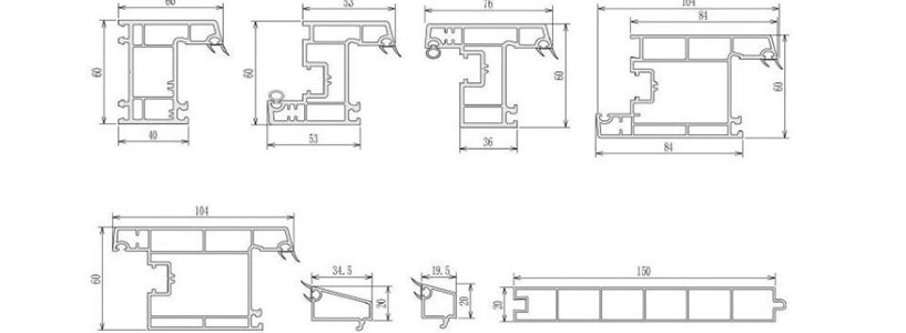 uPVC Profiles design