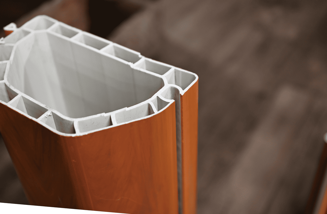 PVC Wooden Imitation Stakes