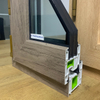 UPVC Swing Window And Door With PVC Profiles