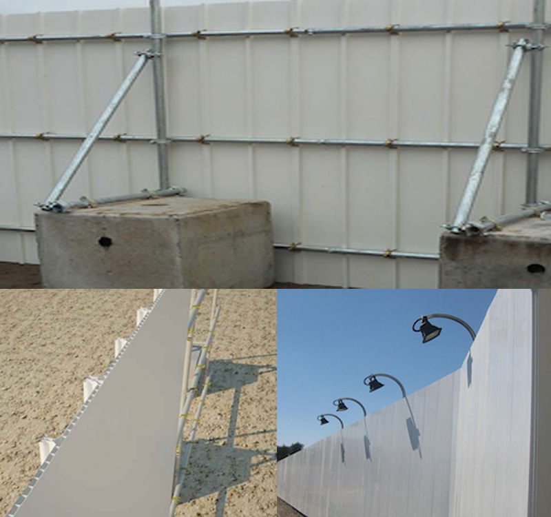PVC Hoarding Fencing Panels