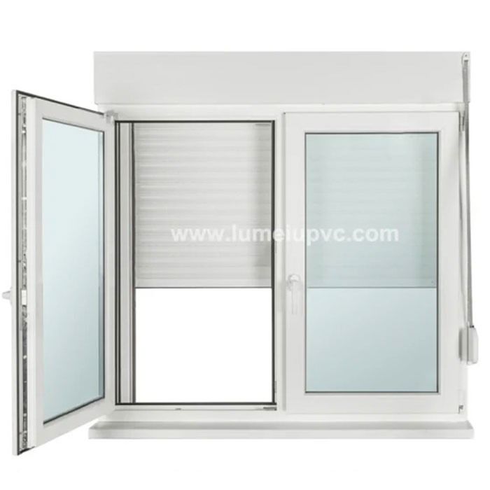 Double Glazed PVC Window UPVC Plastic Door Price