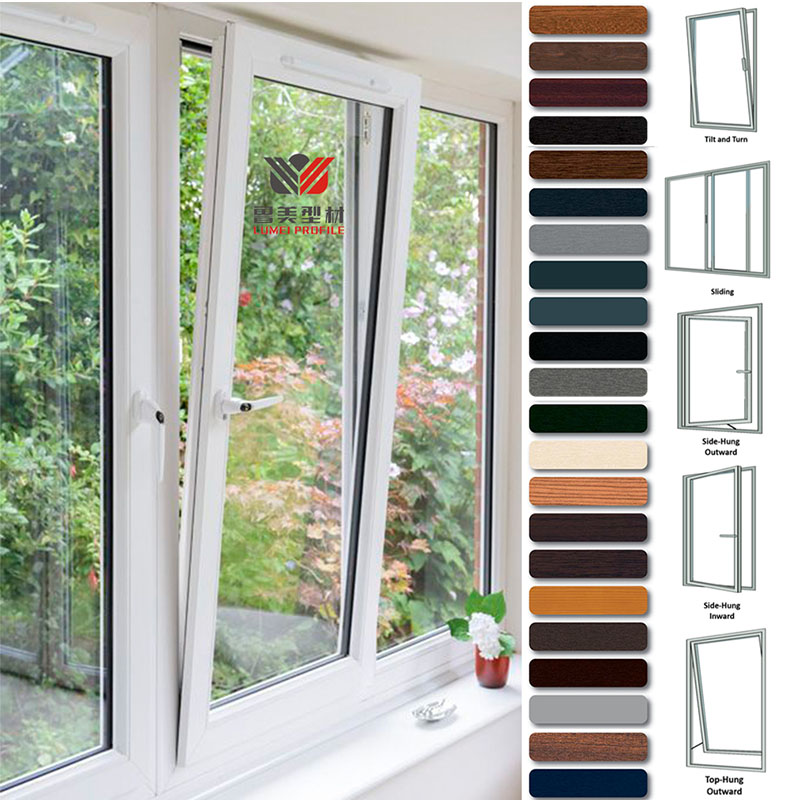 What types of uPVC windows do we offer？