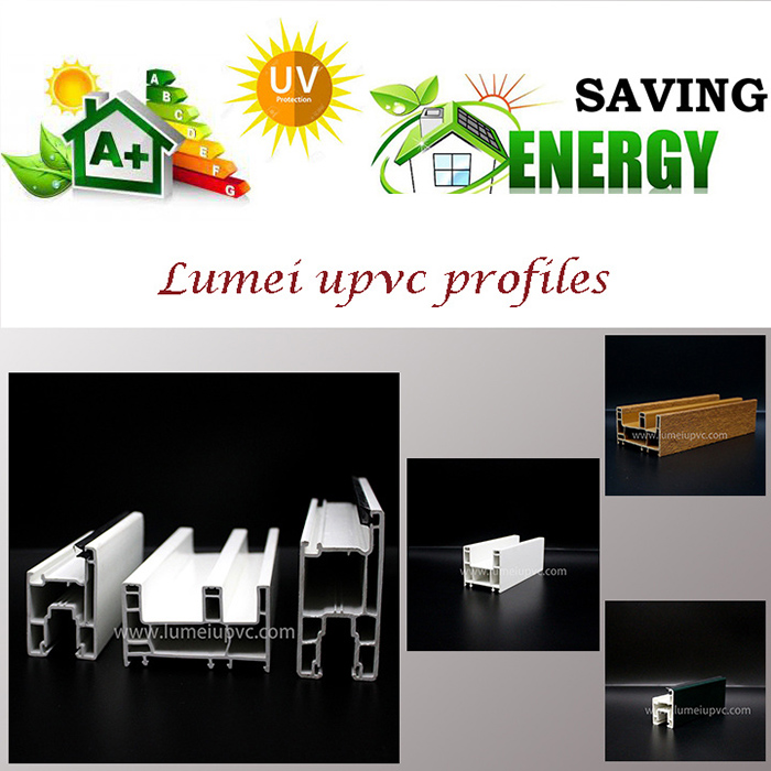 Eco Friendly Anti-UV Vinyl Sliding Window PVC Profile