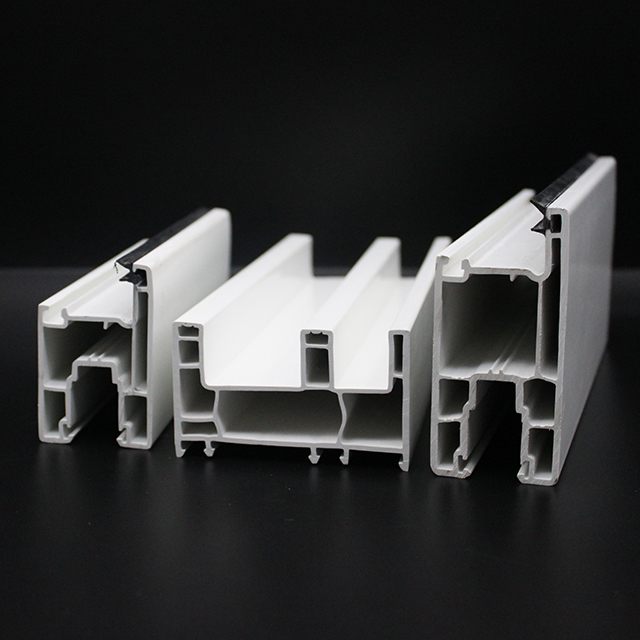 PVC Window Profiles with Sliding Series of Buliding Plastic Materials