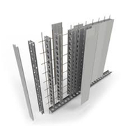 Vinyl Panels of Concrete Wall System Permanent Formwork PVC Profiles