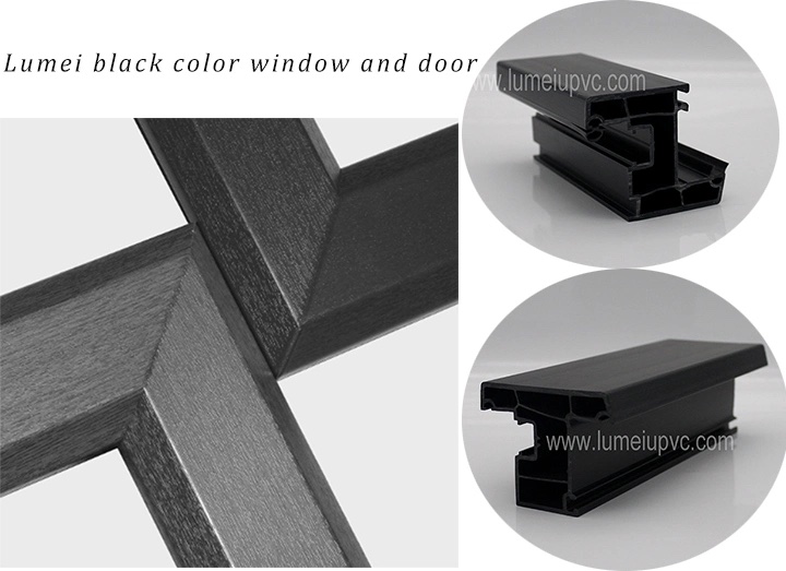 black color window and door