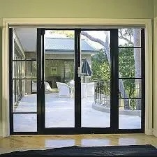 black upvc door