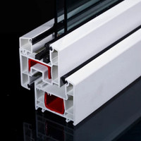 Plastic PVC Profile for Windows and Doors High UV Protection White Color UPVC Profiles