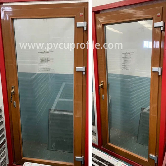 Exterior Interior Casement Sliding Glass PVC Door