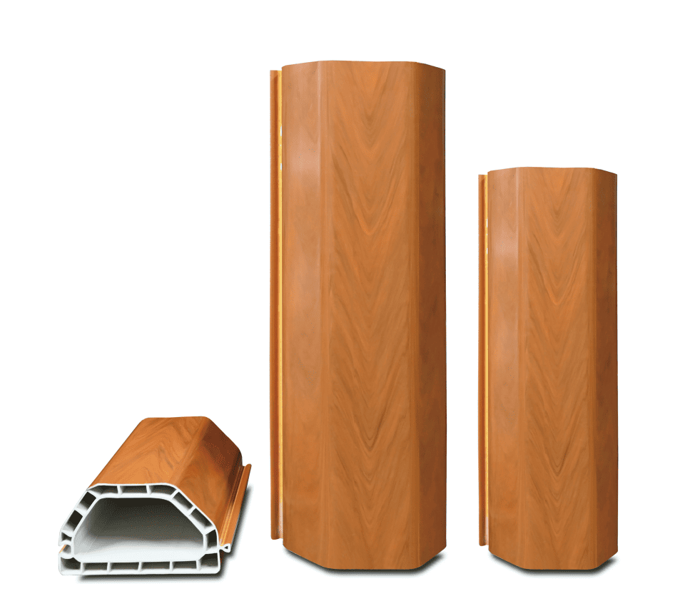 PVC Wooden Imitation Stakes