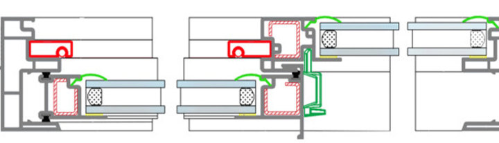 Americano Linea PVC Frame LMS-5000 Series uPVC Marco Profiles.