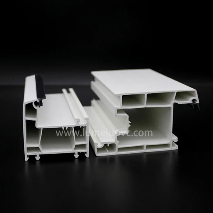 UV Resistence 60mm Casement Series UPVC PVC Window Profiles