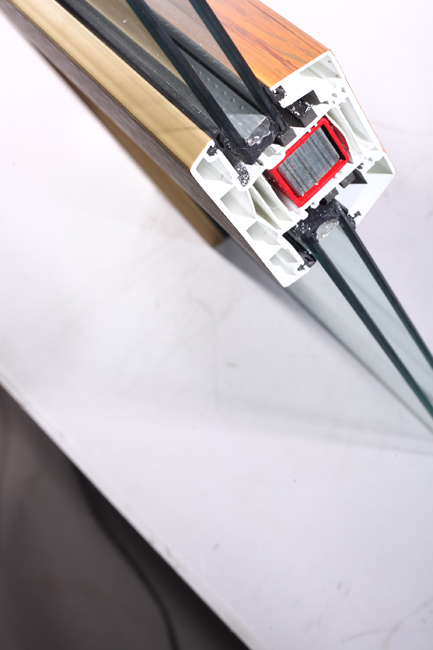 Aluminum Coated UPVC Windows profile