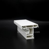 Ivory Milk White Color UPVC Profiles for Windows and Doors