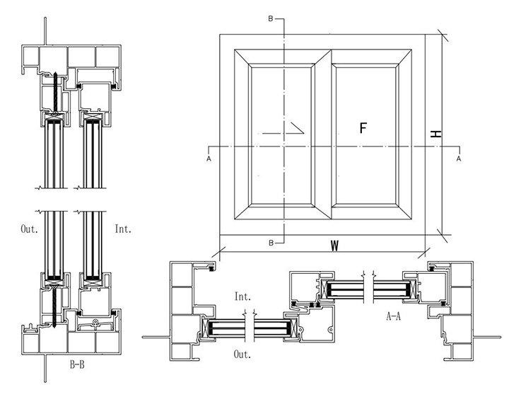 americano linea pvc profile pvc patio garden door profile extruded