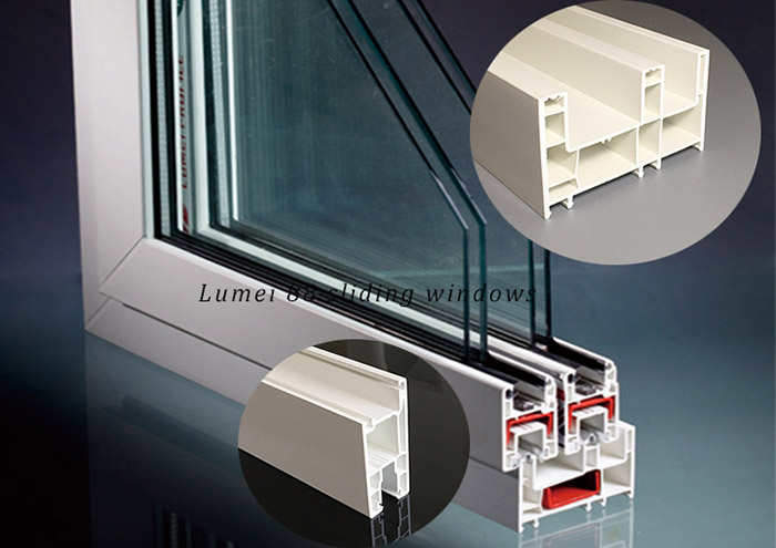Sliding Windows Profiles UPVC Sliding Profiles for Doors