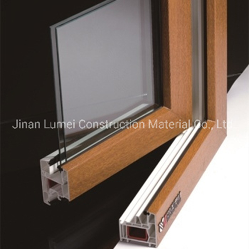 Wood Laminated UPVC PVC Profile for UPVC PVC Window Door with UV Resistance
