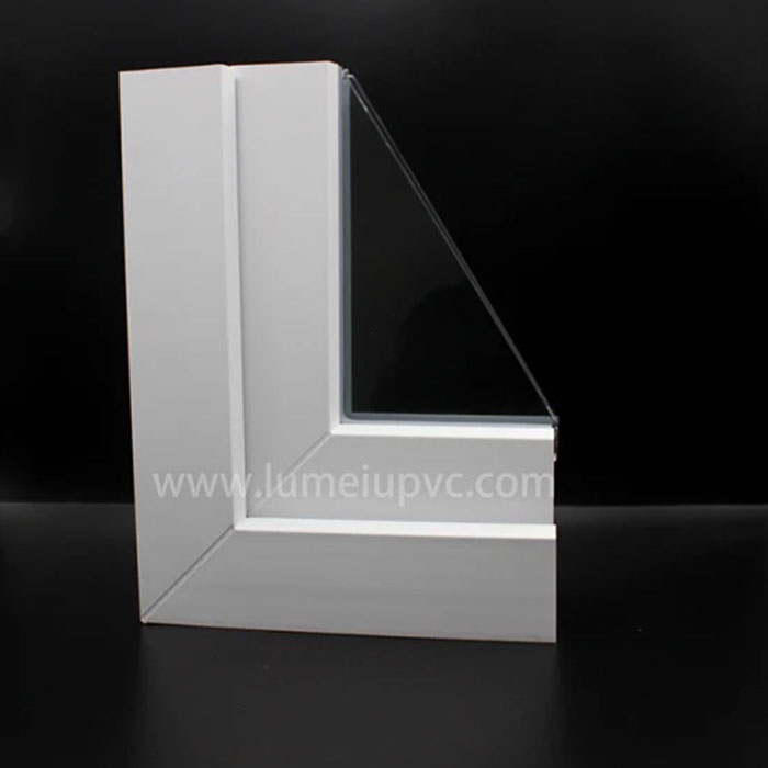 Plastic UV Protection Window PVC UPVC Profiles Lead Free Formula