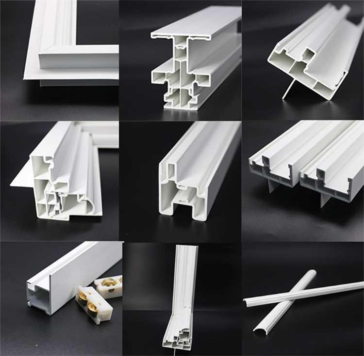 5068 XO Vinyl Patio Door Profile Bio-folding Door/swing Door/PVC Americano Termopanel