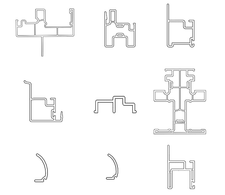 PVC American profile