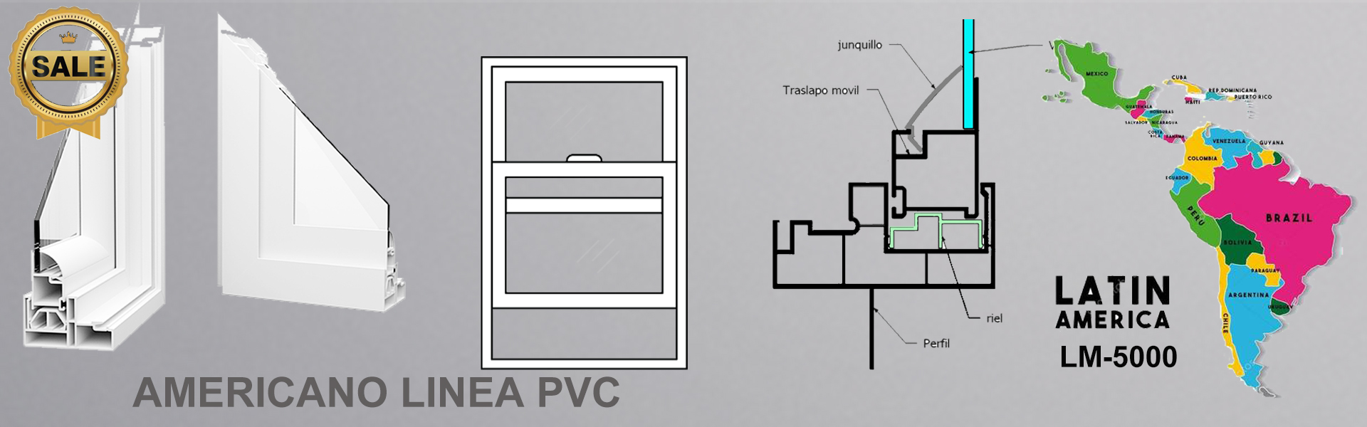 Upvc Perfiles De Ventana Blanco Color Jinan Lumei Construction