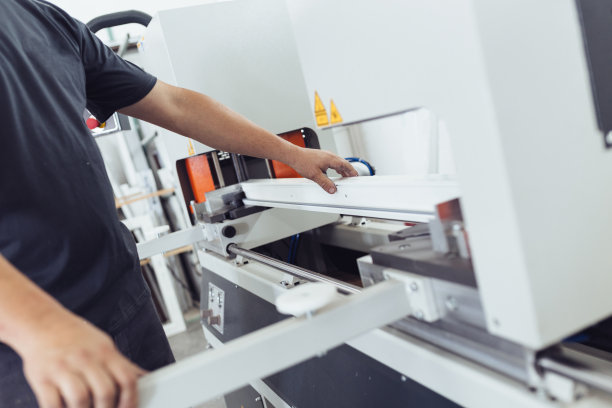 double heads welding machinery for PVC window and door 