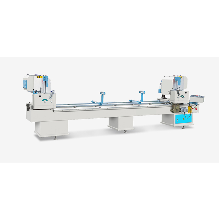 PVC Aluminum Profile Double Heads Cutting Machinery 