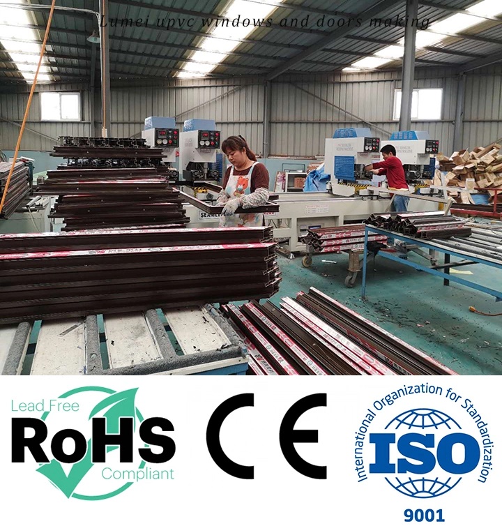 pvc windows with CE certificate