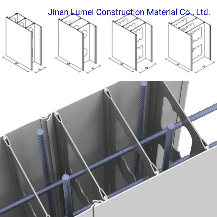 PVC Permanent Formwork for Concrete Wall Structural