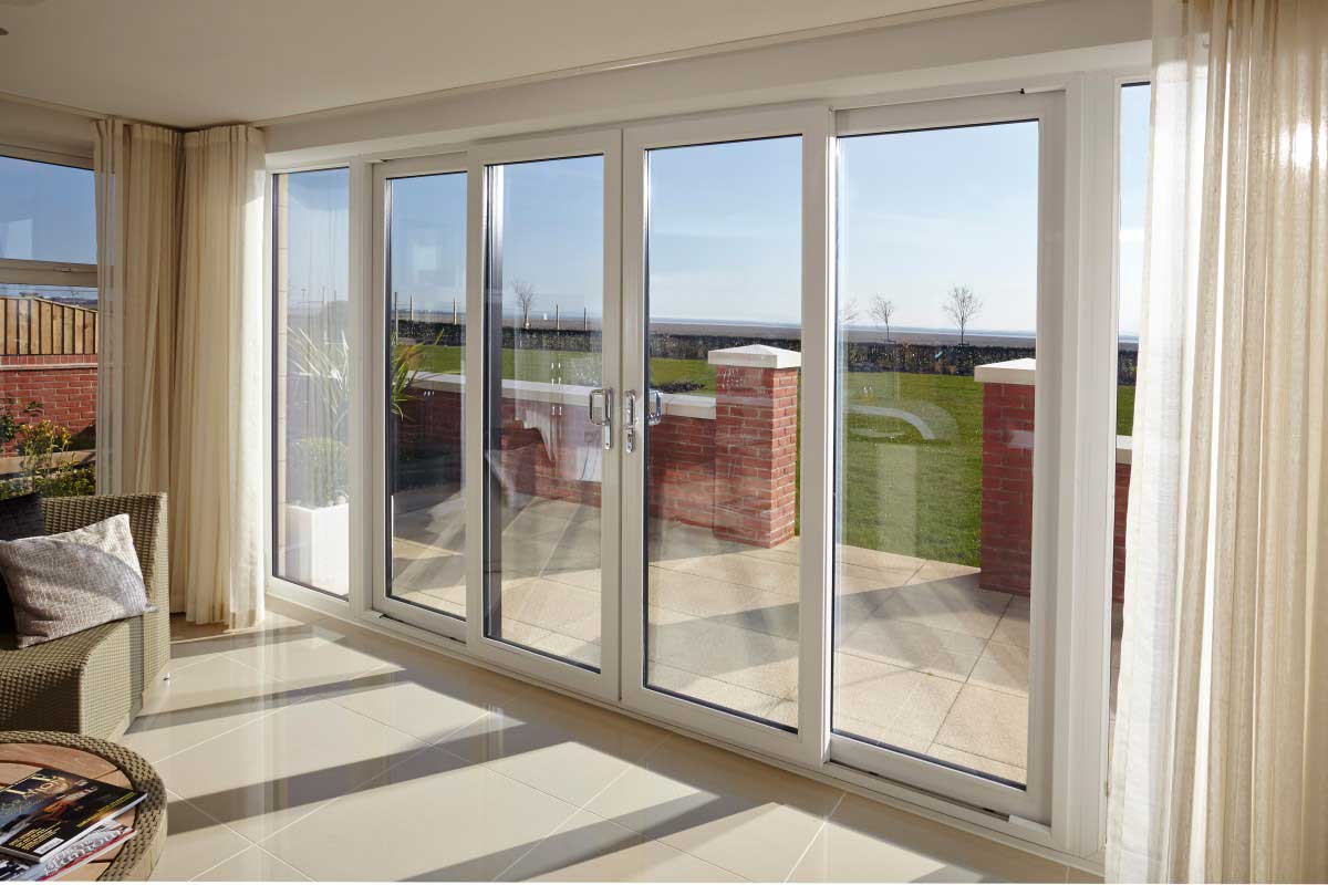 Vinyl patio doors