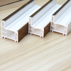 Wood Color PVC Profiles Golden Oak Laminated Foil UPVC Window Profiles Plastic Window and door