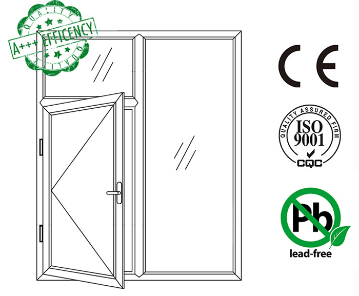Customized UPVC Profiles PVC Window PVC Door