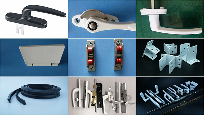 PVC Casement Door Interior Sliding Glass Doors